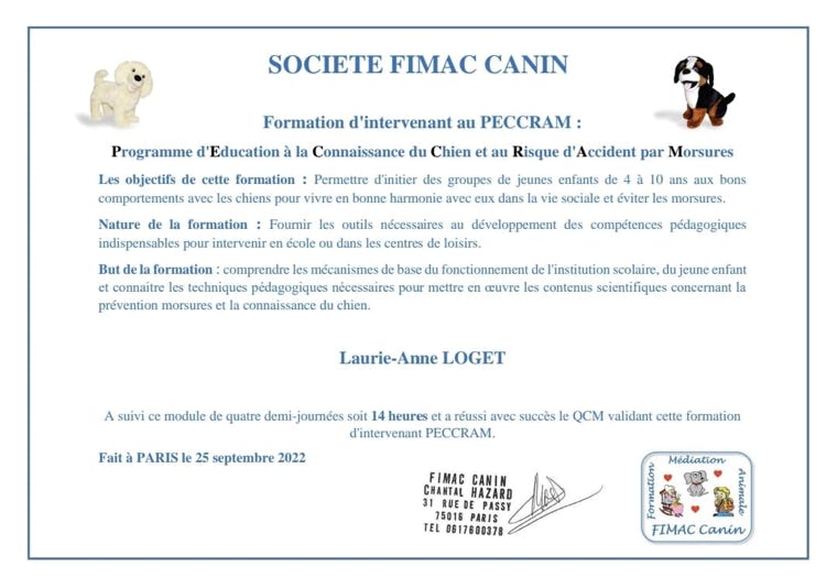 éducation chien fuveau